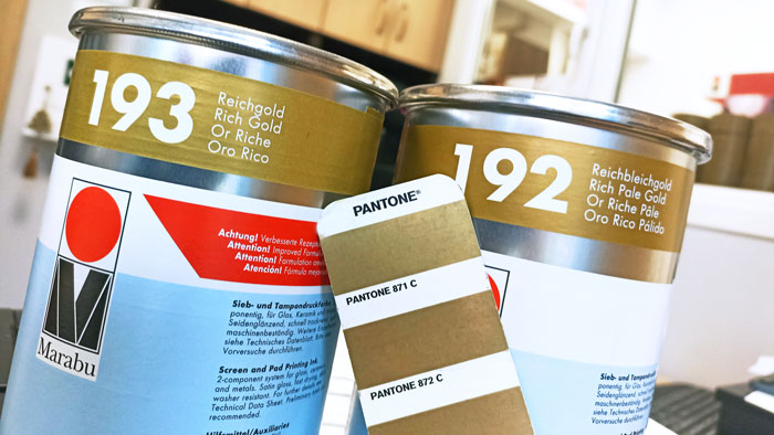 złote odcienie GL192 i GL193